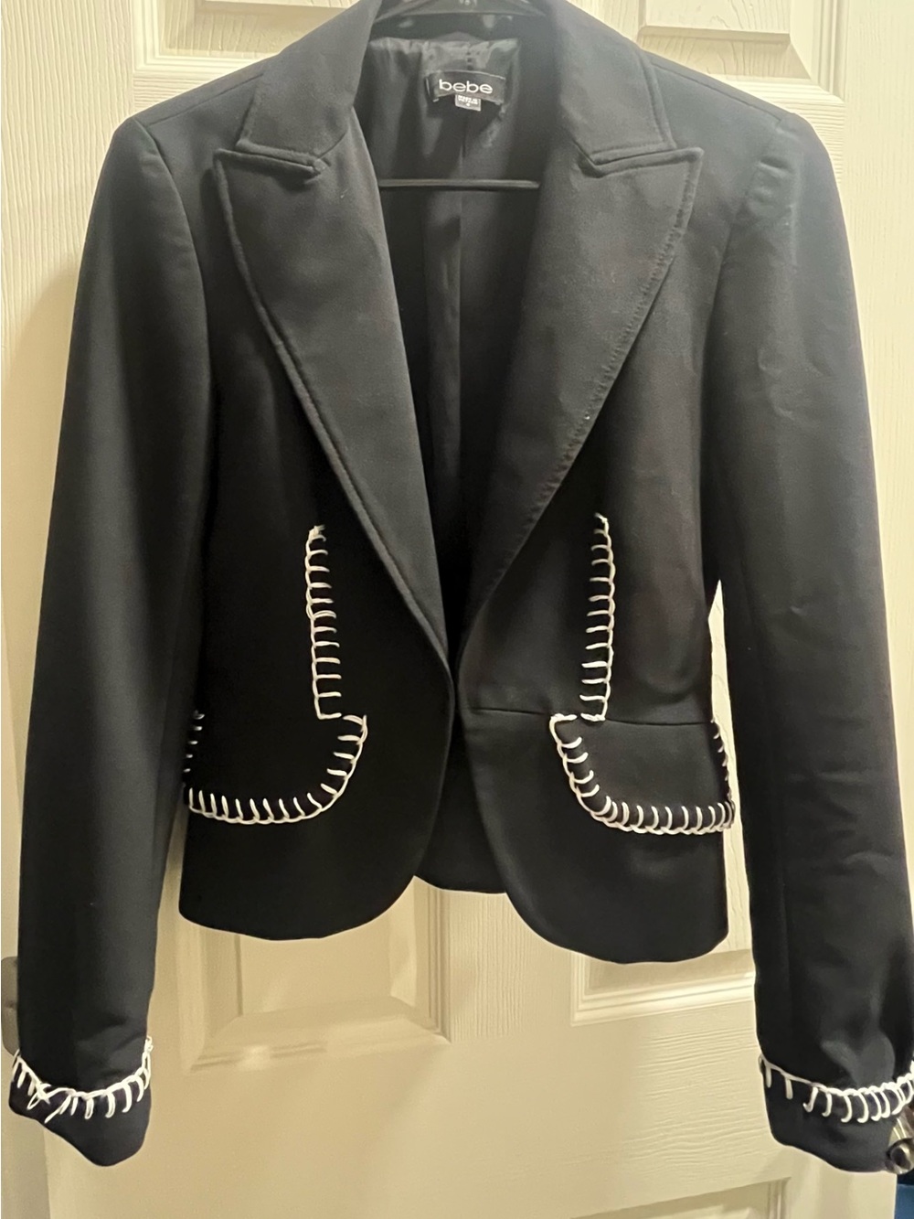bebe Black Jacket with Branded Neck Tag - Picture 2 of 4
